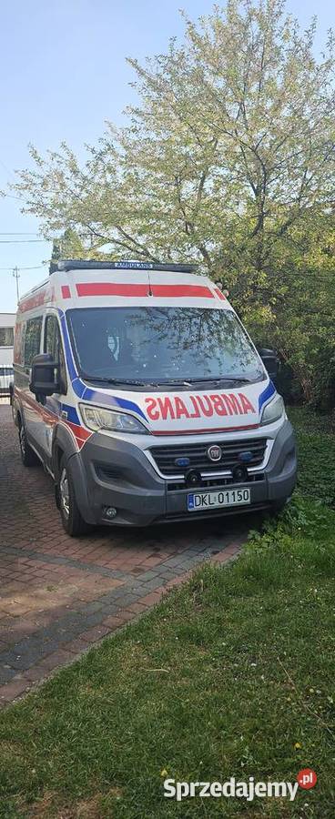 Ambulans karetka Fiat Ducato salon PL 480000km warmińsko-mazurskie Biskupiec