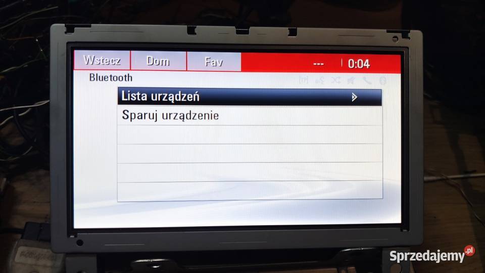 Ekran wyświetlacz radia Mokka A X 42353388 Bytom sprzedam