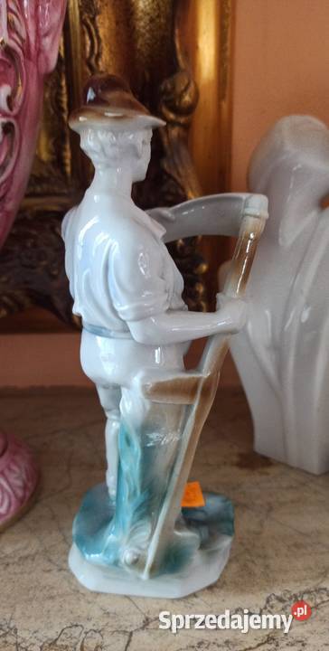 Figurka Kosiarz Żniwiarz Grafenthal Carl Gdańsk