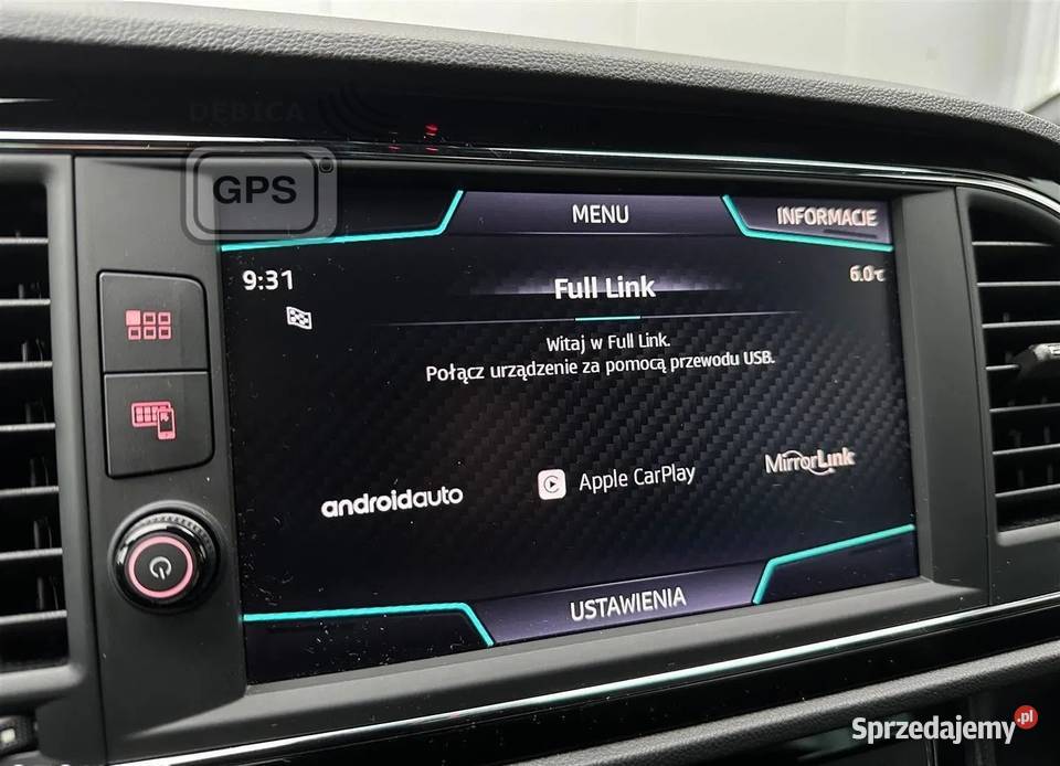 Aktywacja Full Link Seat Android Auto CarPlay VW GPS i akcesoria Elektronika