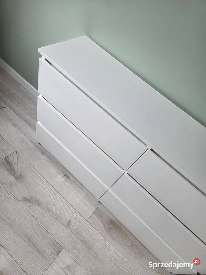 Biała komoda Malwa 6 szuflad Wałbrzych