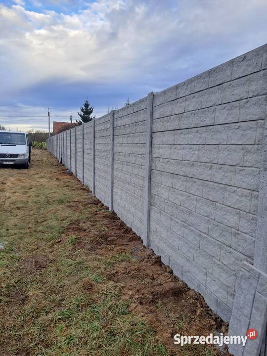 Ogrodzenia betonowe Nowoczene wzory Byków