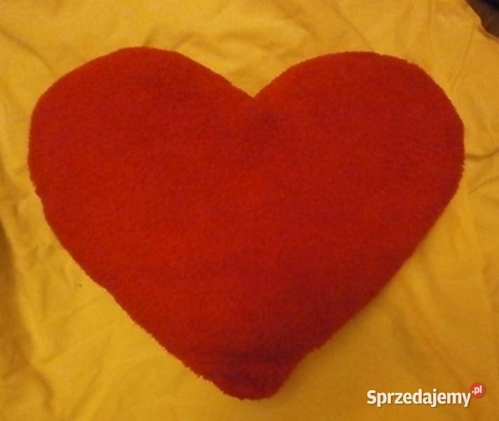 Poduszka Serce na Walentynki Pluszowa Kraków