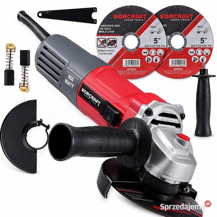 Szlifierka kątowa WORCRAFT 850W 125mm tarcze Szlifierki kątowe Warszawa