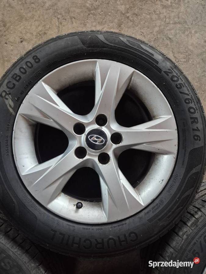 Hyundai koła letnie 16 dolnośląskie Nowogrodziec sprzedam