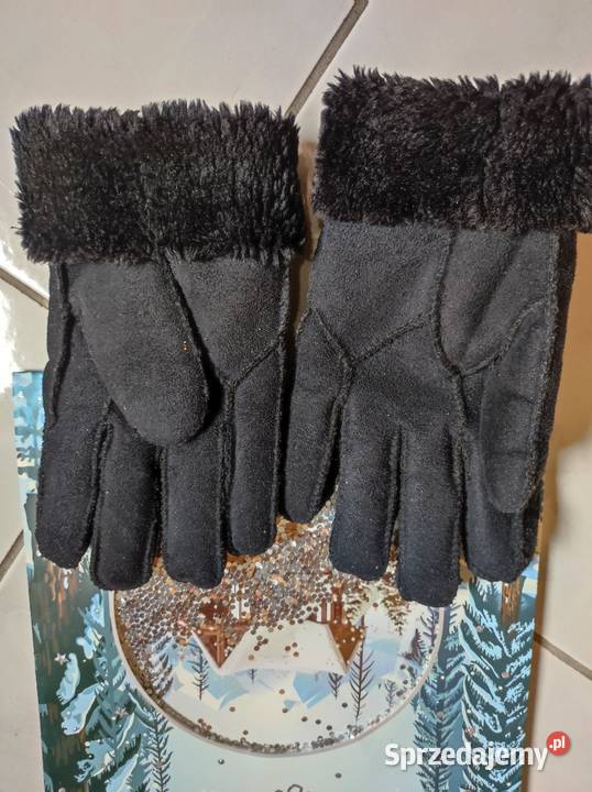 rękawice ciepłe męskie zimowe ogrzewane futrem Rozmiar uniwersalny Kielce