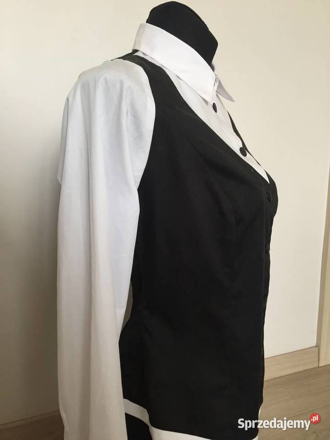 Koszula damska w kolorze czarnobiałym nowa czarny Wrocław