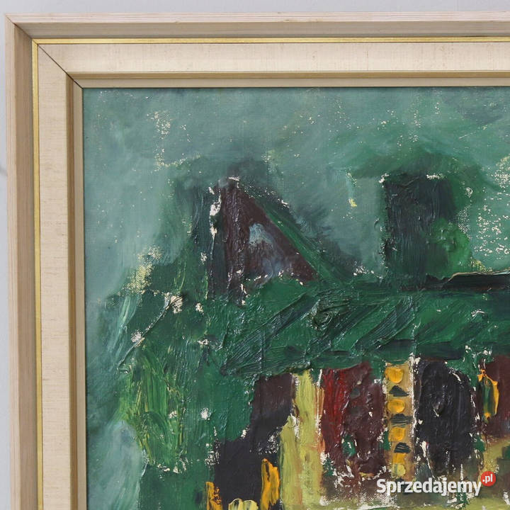 ARTexpert Obraz olejny na płótnie unikalne Dobrzany