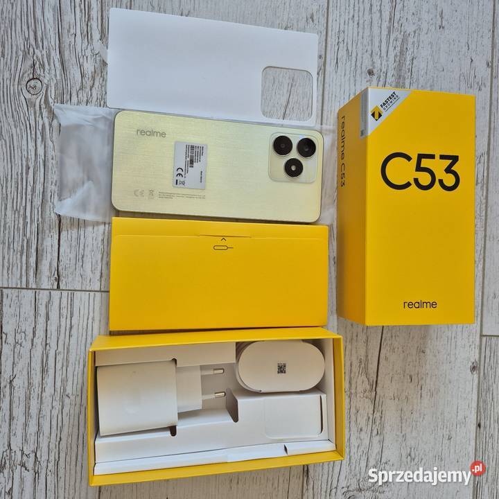 Smartfon Realme C53 6128 GB 67 90Hz złoty pomorskie Pruszcz Gdański