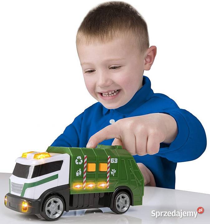 Śmieciarka Wóz Auto Światło i Dźwięk Samochód Mogilany