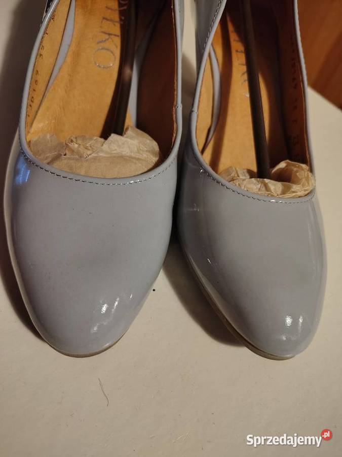 Szpilki obcasy szare gołębie Ryłko 35 Warszawa sprzedam