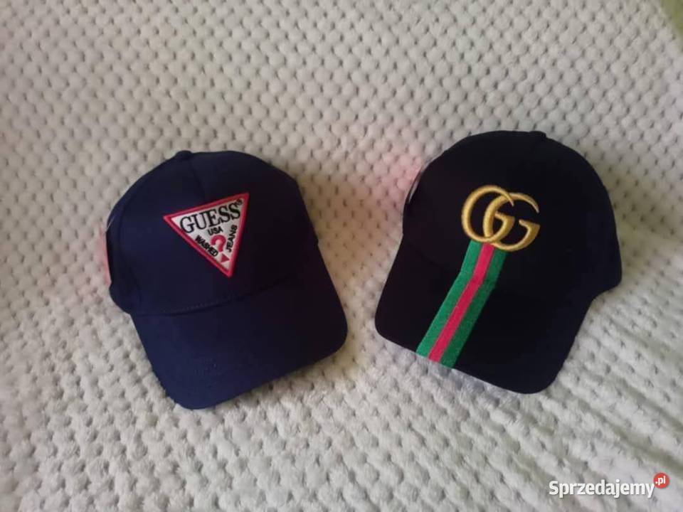Czapki z daszkiem GUCCI i GUESS Warszawa