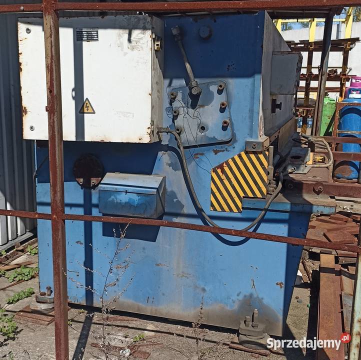 Hydrauliczne nożyce gilotynowe QC12Y 8x3200 Produkcja Police