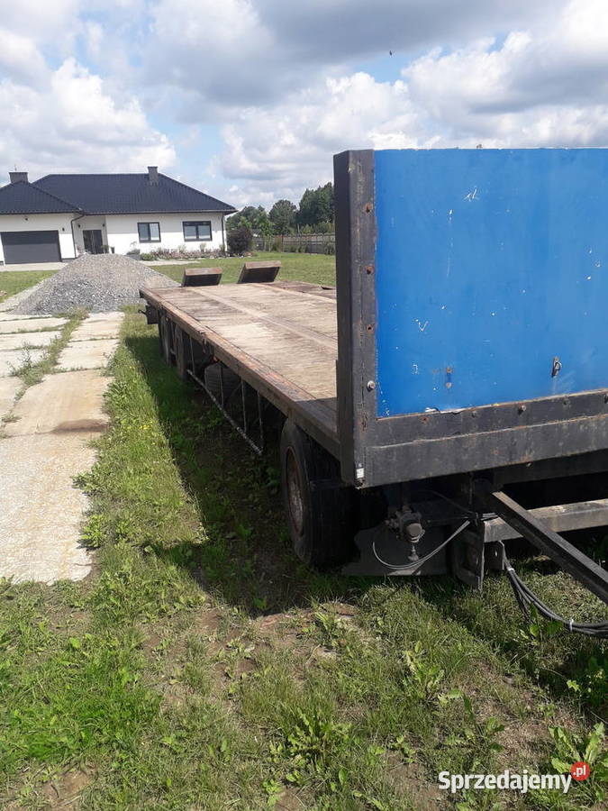 Przyczepa Asca niskopodłogowa 3 osie niskopodłogowe