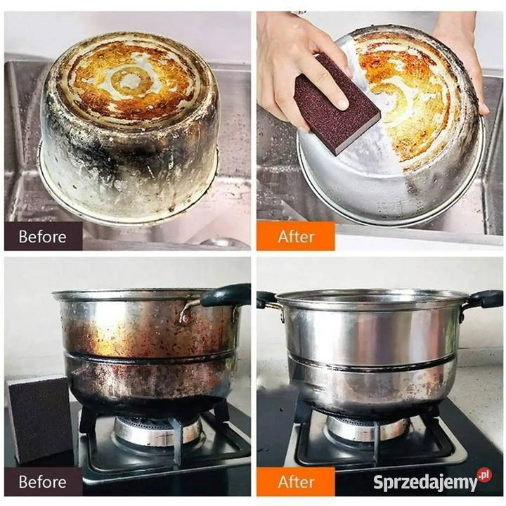 Magiczna gąbka do mycia naczyń zanieczyszczeń Płock