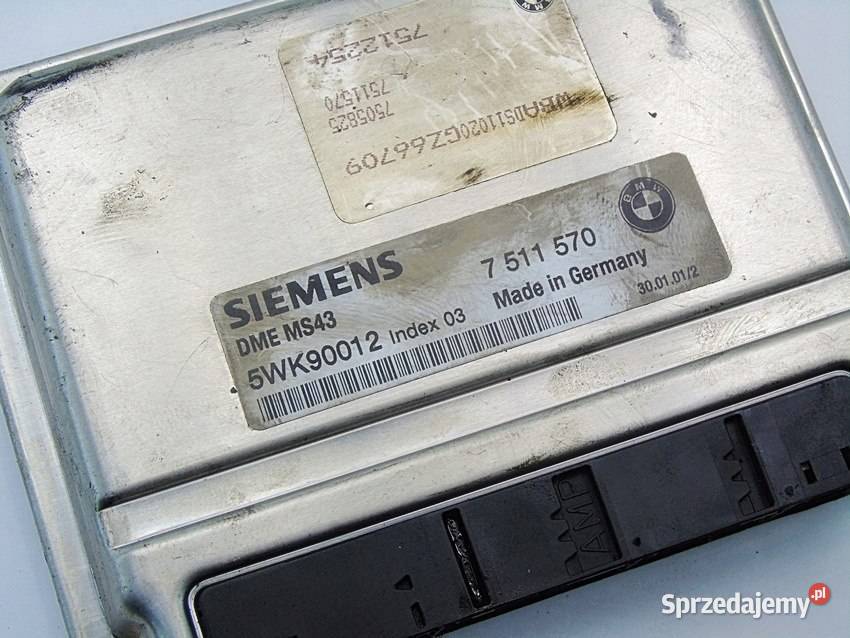 STEROWNIK SILNIKA 22 I CI BMW E39 E46 E36 Z4 Z3 Sosnowiec