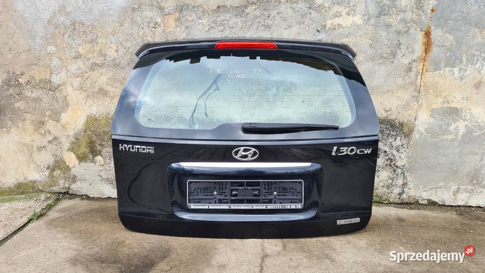 Hyundai i30 CW kombi 9F klapa bagażnika czarny Legnica