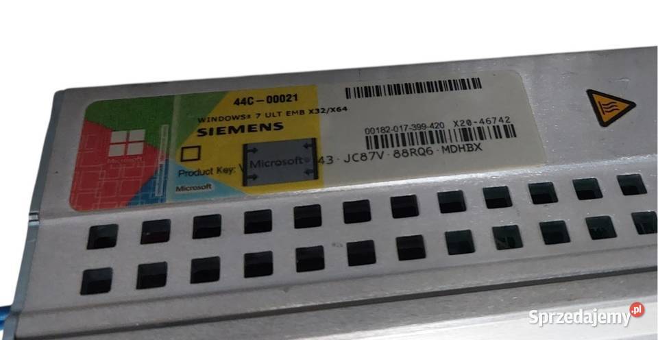 SIEMENS SIMATIC IPC427D 6AG41403BB07OHA0 Gorzów Wielkopolski sprzedam
