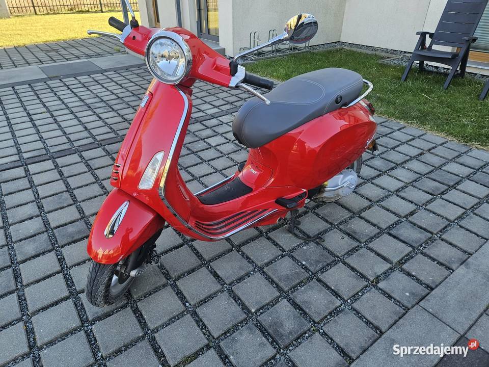 Skuter Vespa Primavera 50cc Rosso Drgon Dębki