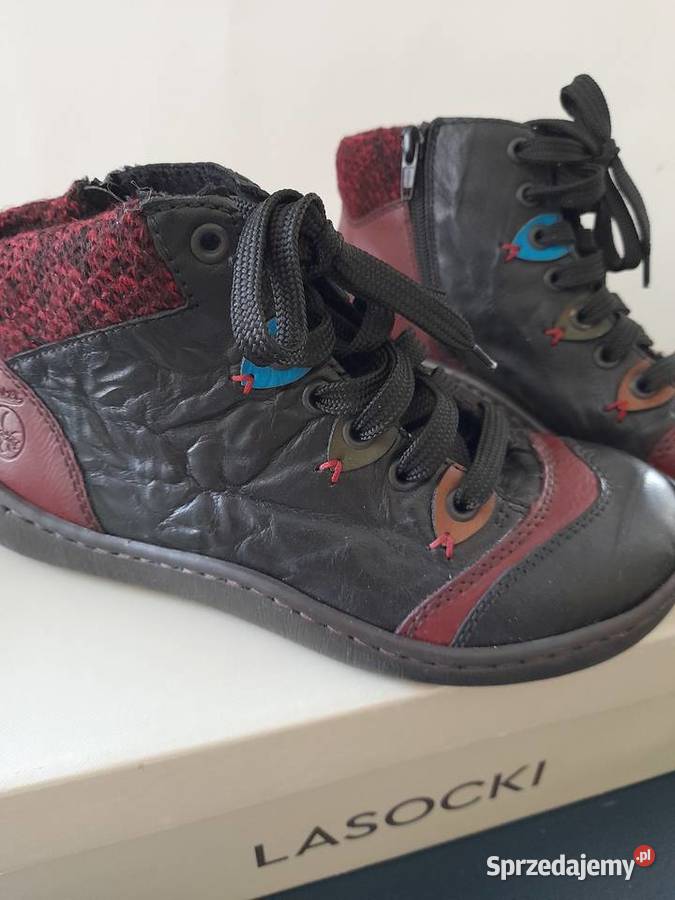 Skórzane buty jesienne Rieker 37 skóra Bogatynia