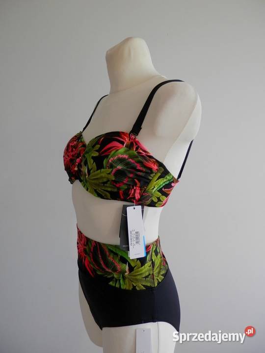 Strój Kąpielowy Bikini Bardotka Wysoki Stan L Łomża