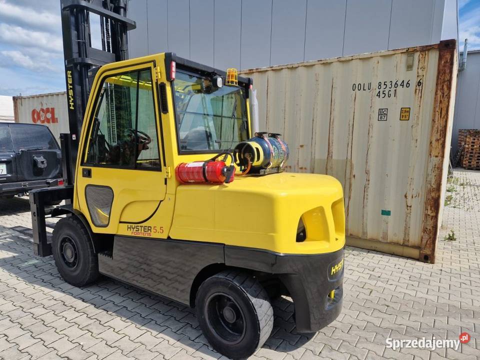 Wózek widłowy HYSTER H55FT LPG 55 tony małopolskie Stary Sącz