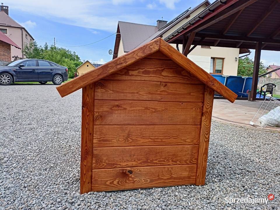 Buda ocieplana dużego psa owczarek berneński Leżajsk