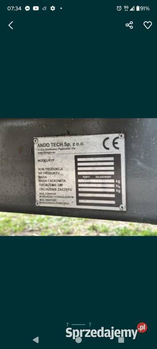 Wóz paszowy Daf agro Trex 10 podlaskie Kapice Stare