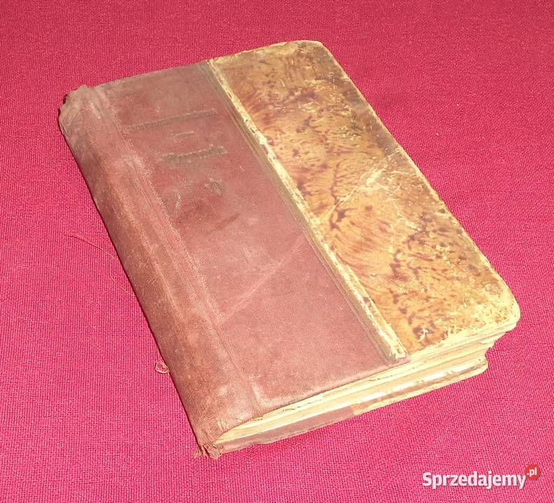 Stara książka 1883 do Antykwariat