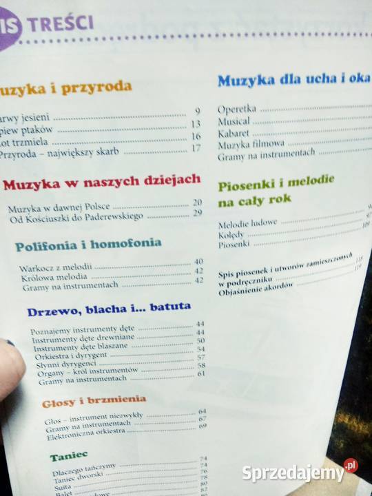 Muzyka i my 6 podręcznik Warszawa sprzedam