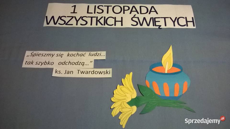 Dekoracje na 1 Listopada Święto Zmarłych z