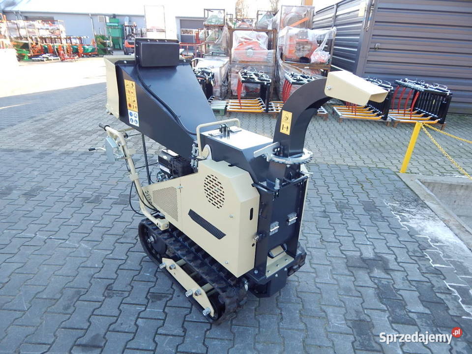 Rębak drewna na gąsienicach SZ130 GEOGRAS RATY podkarpackie Żurawica