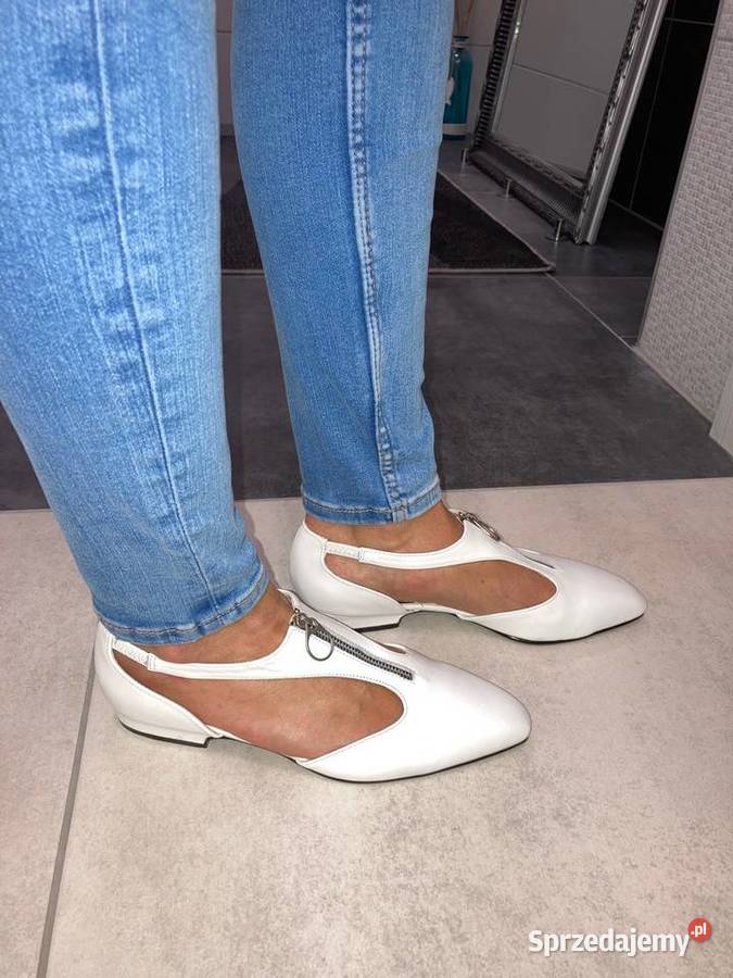 Nowe białe płaskie buty American Eagle vintage biały Moda i Styl podkarpackie Nisko