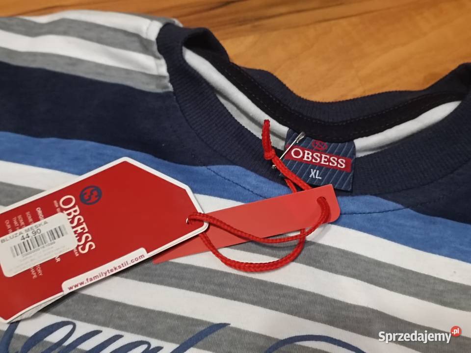 Bluza męska NOWA w paski XL Kraków sprzedam