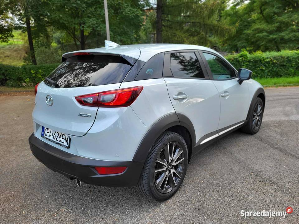 Mazda CX3 Skypassion Hud LED Kamera Biała Perła Krzeszowice sprzedam