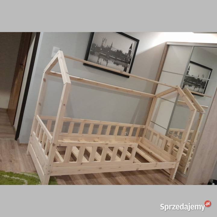 Łóżka drewniane dziecięce Łódź sprzedam