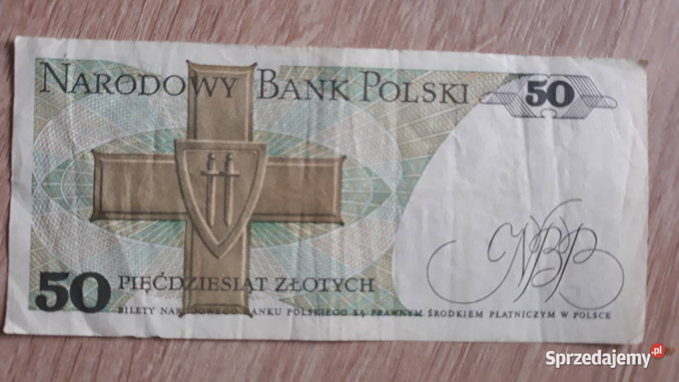 50 złotych 1 XII 1988 r seria KD 2 Konin