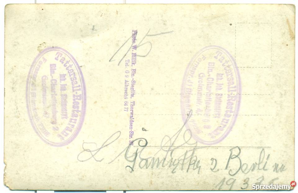 Stare zdjęcie wypoczynek koń ciekawy opis Berlin wielkopolskie Ostrów Wielkopolski sprzedam