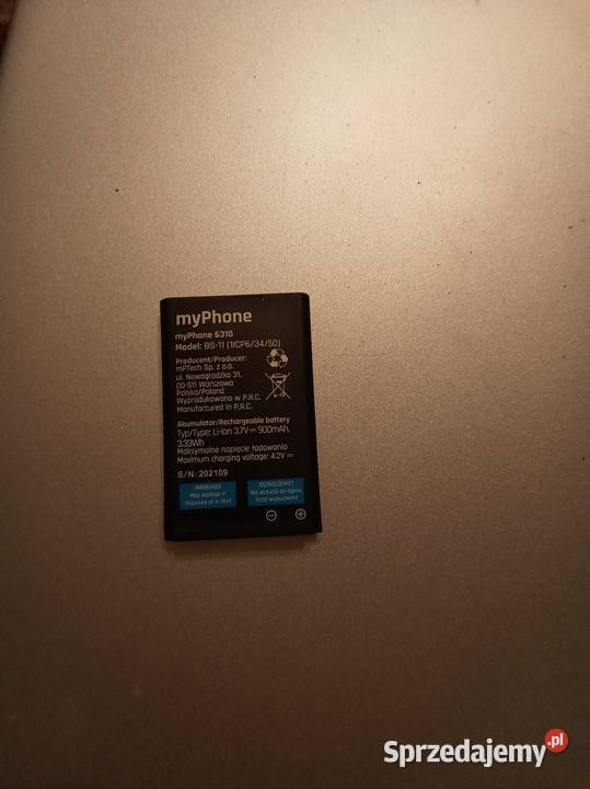 Oryginalna bateria my phone 6310 Warszawa
