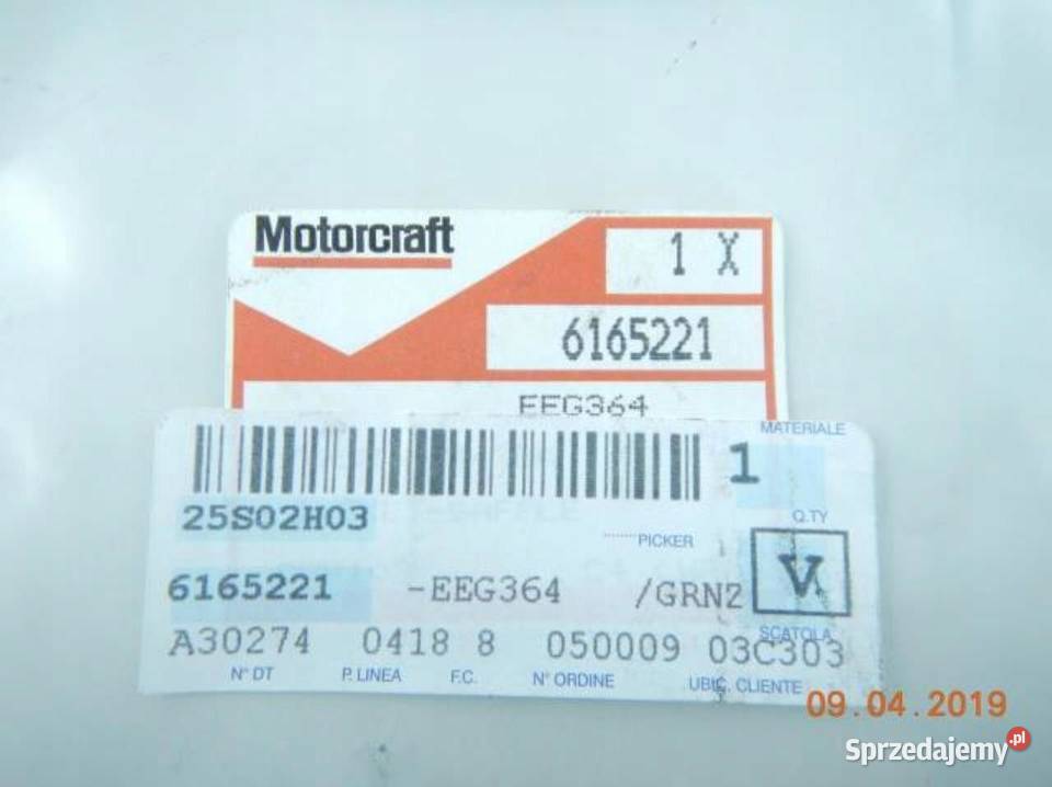 USZCZELKA BLOKU FORD ESCORT MK5 13 6165221