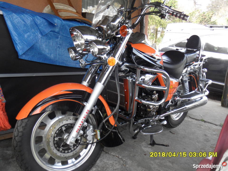 Motocykl Lifan Chopper na katB metalic pomorskie Malbork sprzedam