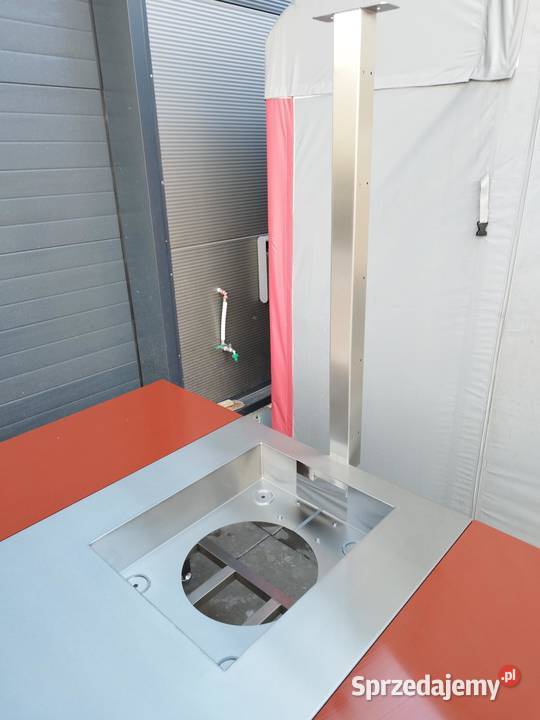 Stół do produkcji kebaba wbudowane dwie wagi Wieliczka