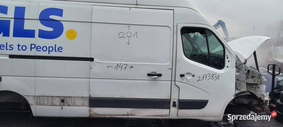 DRZWI PRZESUWNE PRAWE RENAULT MASTER III kujawsko-pomorskie Lipno