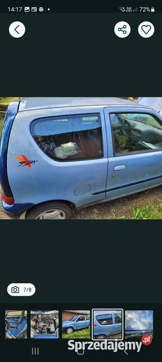 Fiat Seicento wielkopolskie Kórnik