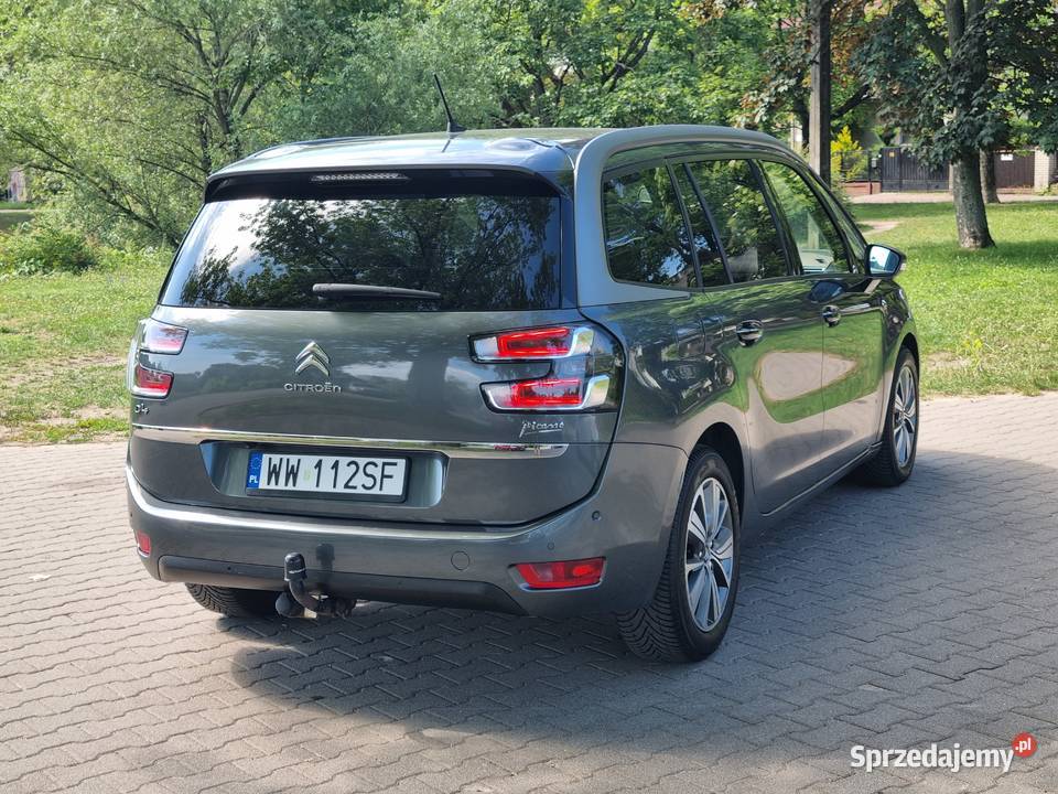 Citroen C4 Grand Picasso 16 Exclusive HDi 120 ogranicznik prędkości Warszawa sprzedam