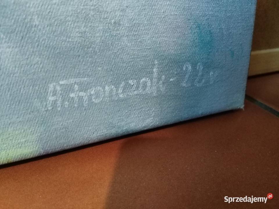 Andrzej Fronczak Skalista kraina akryl 80x100 Włocławek