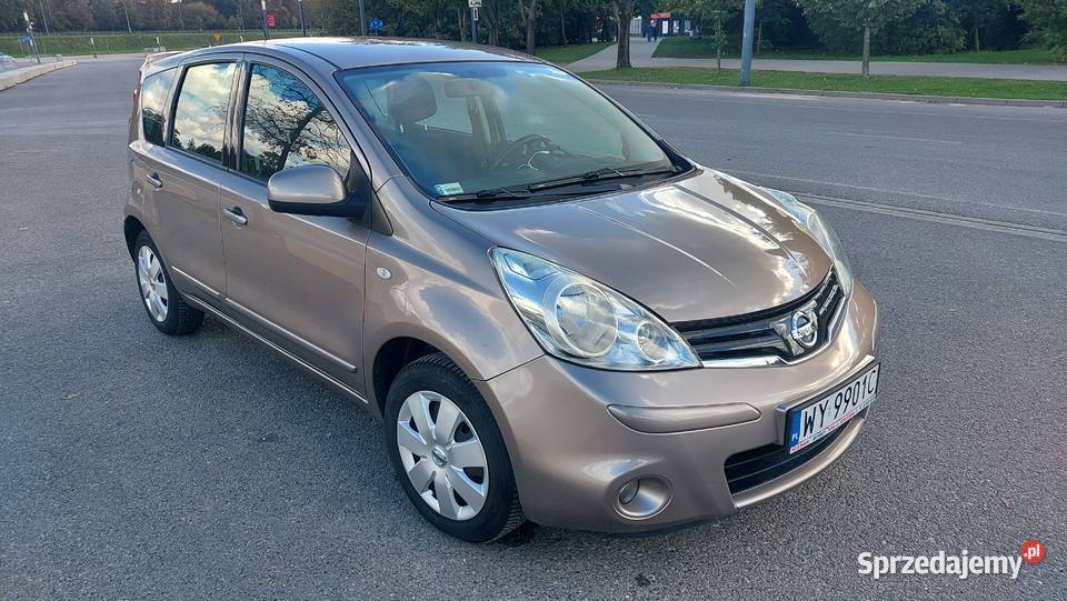 Nissan Notę 100 1wł oryg Lakier ASO Polska Note Samochody osobowe mazowieckie Warszawa