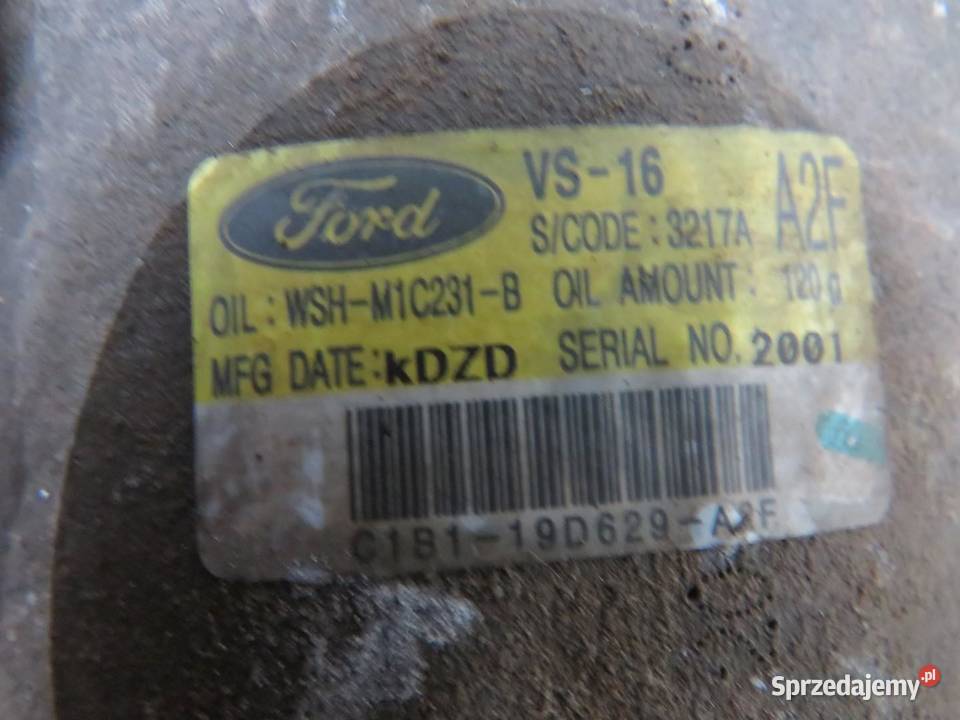 SPRĘŻARKA KLIMATYZACJI ECOSPORT 10 C1B119D629AF osobowe lubelskie