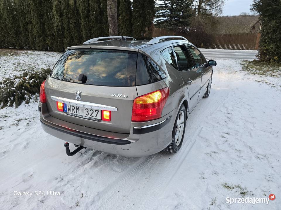 Peugeot 407 Szwecja 22 B 160 koni stan Sandomierz