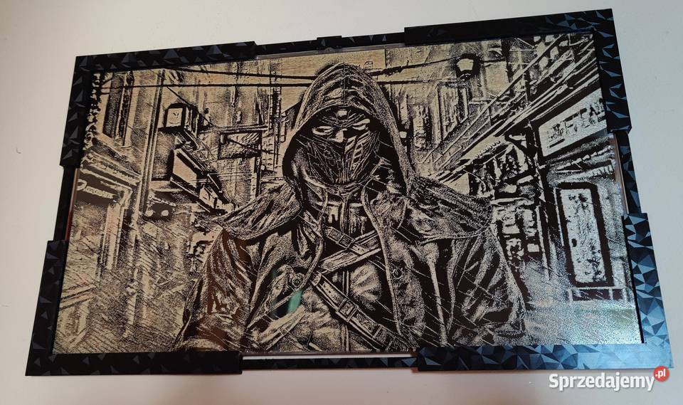 Obraz na czarnym szkle unikat niesamowity efekt Pszczyna